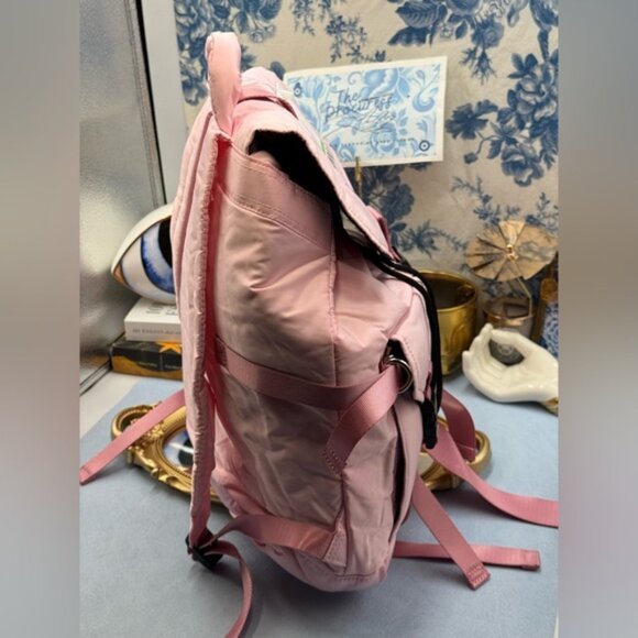 🆕 GANNI 🧿 NWT Recycled Tech Backpack, Bubblegum Pink - Picture 7 of 13